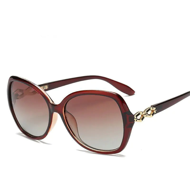 Women's Polarized Sunglasses with Dual Color Design