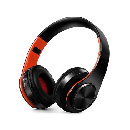 Wireless Bluetooth Foldable Headphones with Card Slot