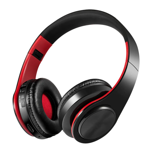 Wireless Bluetooth Foldable Headphones with Card Slot