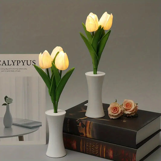 LED Simulation Tulip Night Light for Home Decor