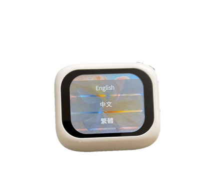 Touch screen earbuds Wireless Earbuds  (White)