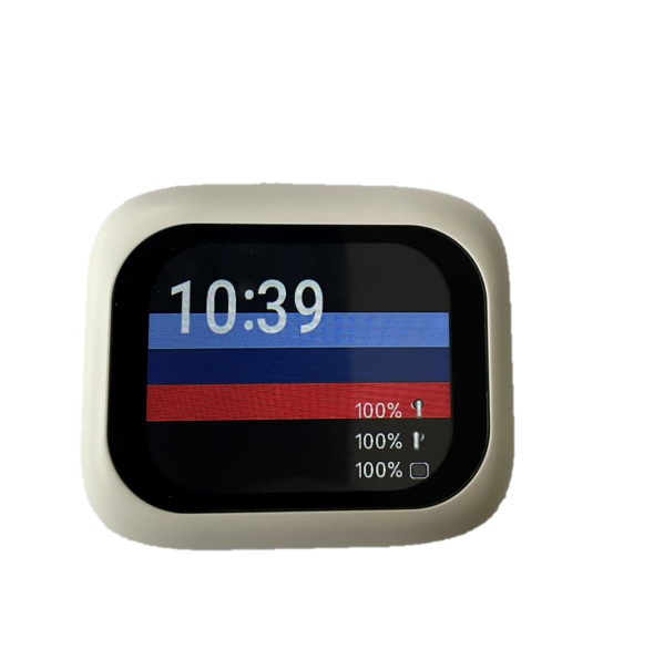 Touch screen earbuds Wireless Earbuds  (White)