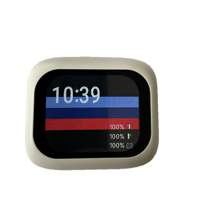 Touch screen earbuds Wireless Earbuds  (White)