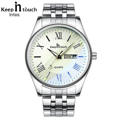 Luxury Waterproof Ultra Thin Couple Quartz Watches