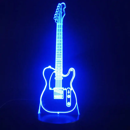 3D Illusion Bass LED Table Lamp