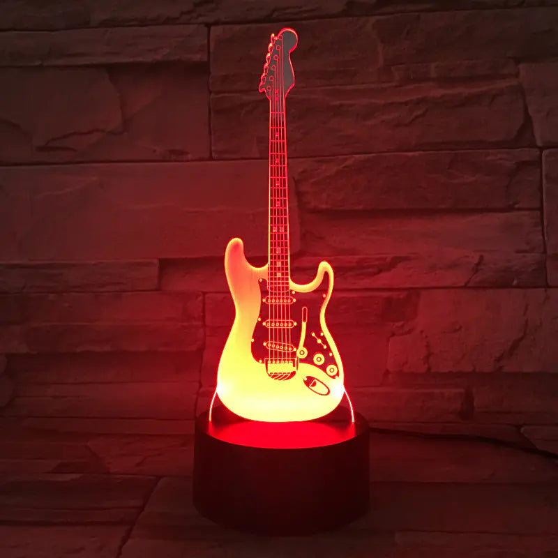 3D Illusion Bass LED Table Lamp