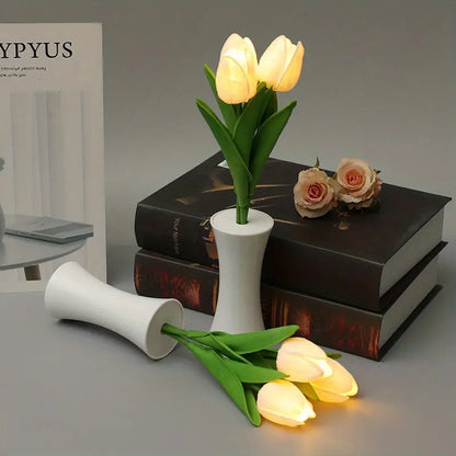 LED Simulation Tulip Night Light for Home Decor